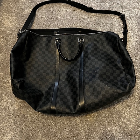 LOUIS VUITTON KEEPALL DAMIER 55 - Picture 6 of 12